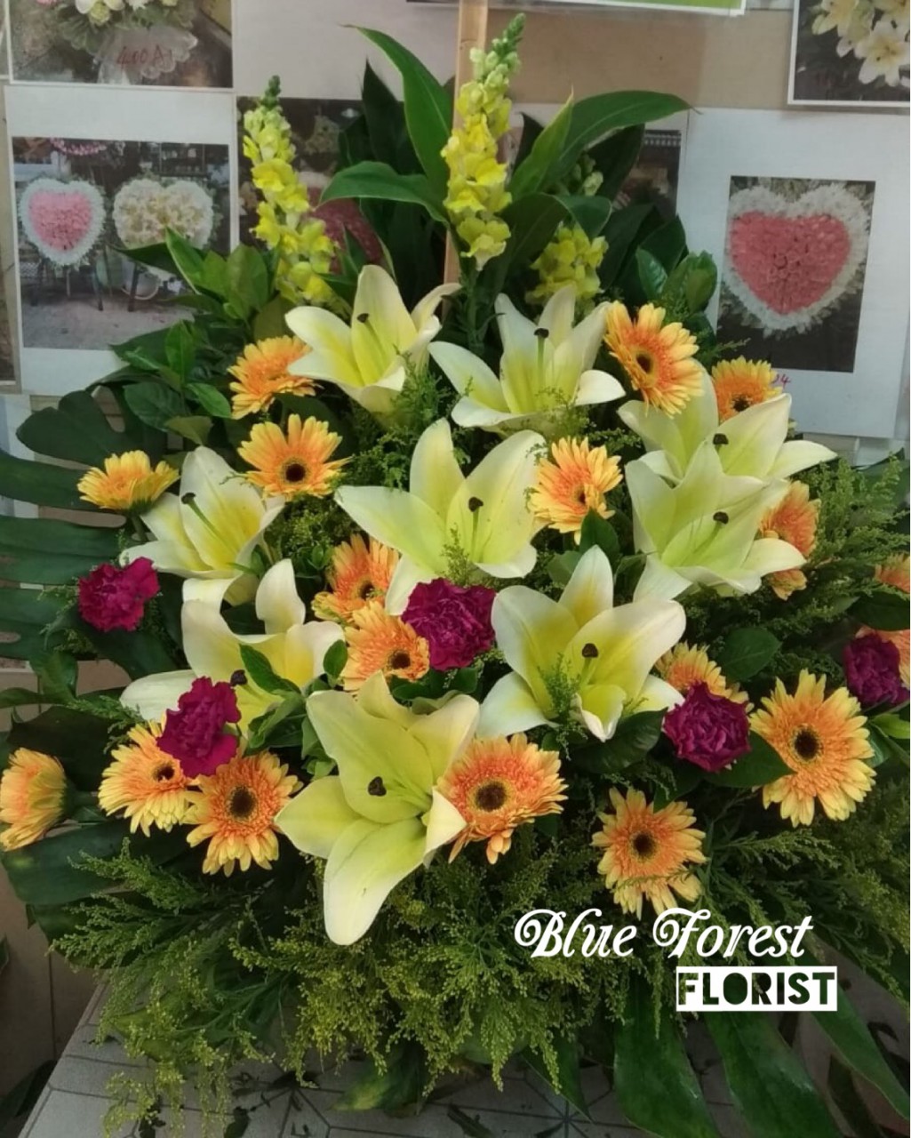 帛事花籃7