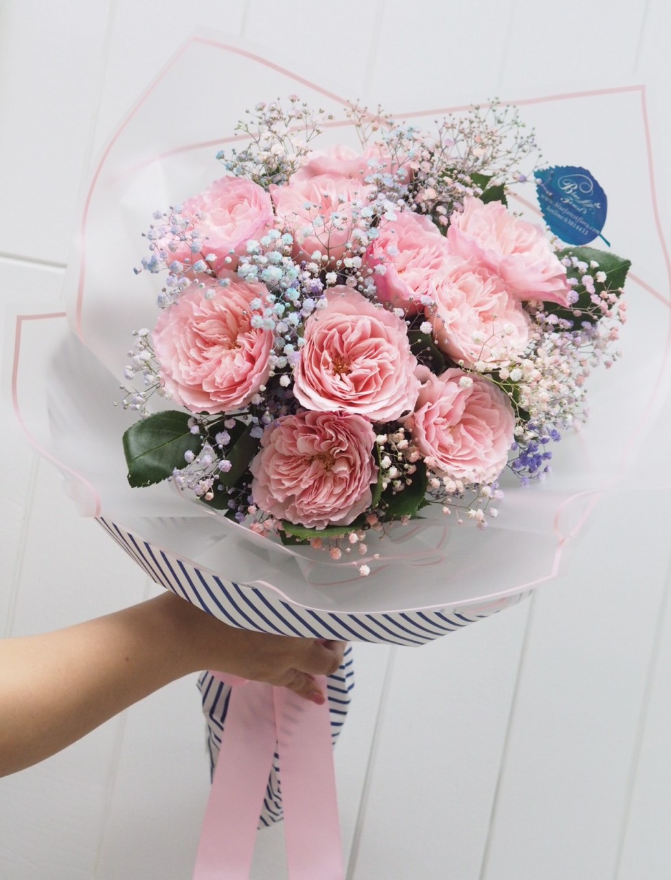 *荷兰大装Garden Rose花束（10支）