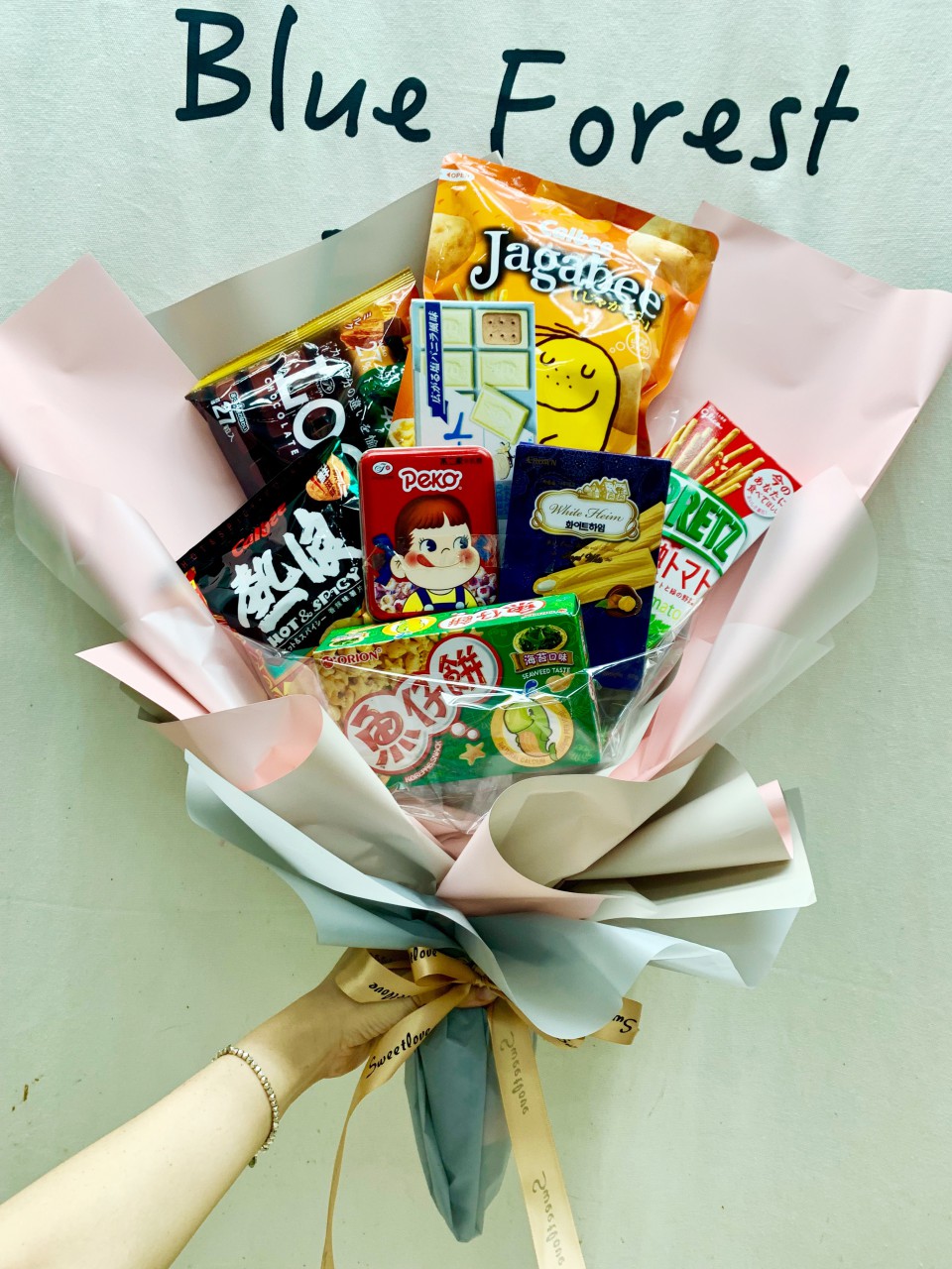 小甜心**日本零食花束(8款)